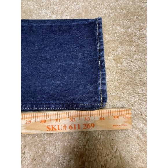 Hollister Mens Jeans 32x34 Dark Wash Slim Straight Denim - Picture 6 of 6